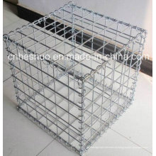 Cesta revestida galvanizada / PVC de Gabion / caixa soldada de Gabion